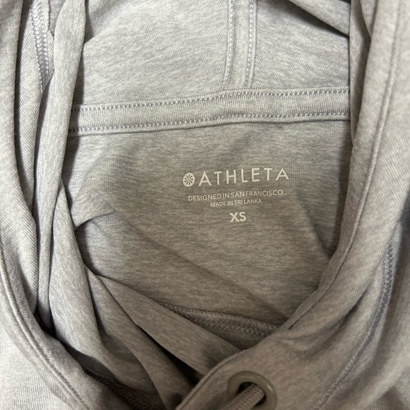Athleta Uptempo Hoodie Sweatshirt in Norwegian Grey - Picture 6 of 12